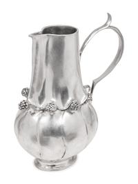 Five Castor Cooper Pewter Table Articles
