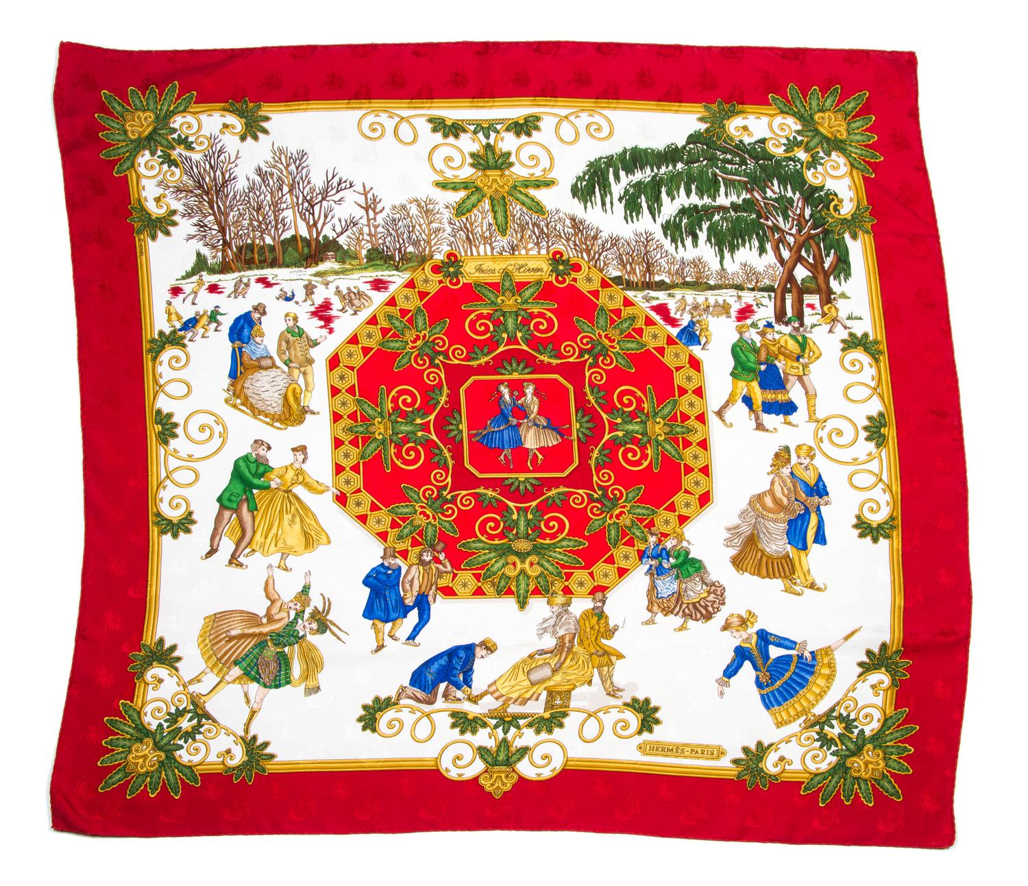 An Hermes 90cm Silk Scarf, 36" x 36".