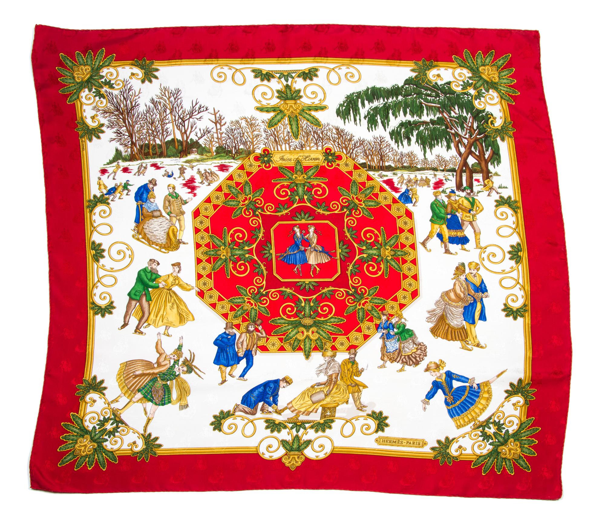 An Hermes 90cm Silk Scarf, 36" x 36".