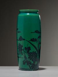 Two-Color Scenic Vase, 1920