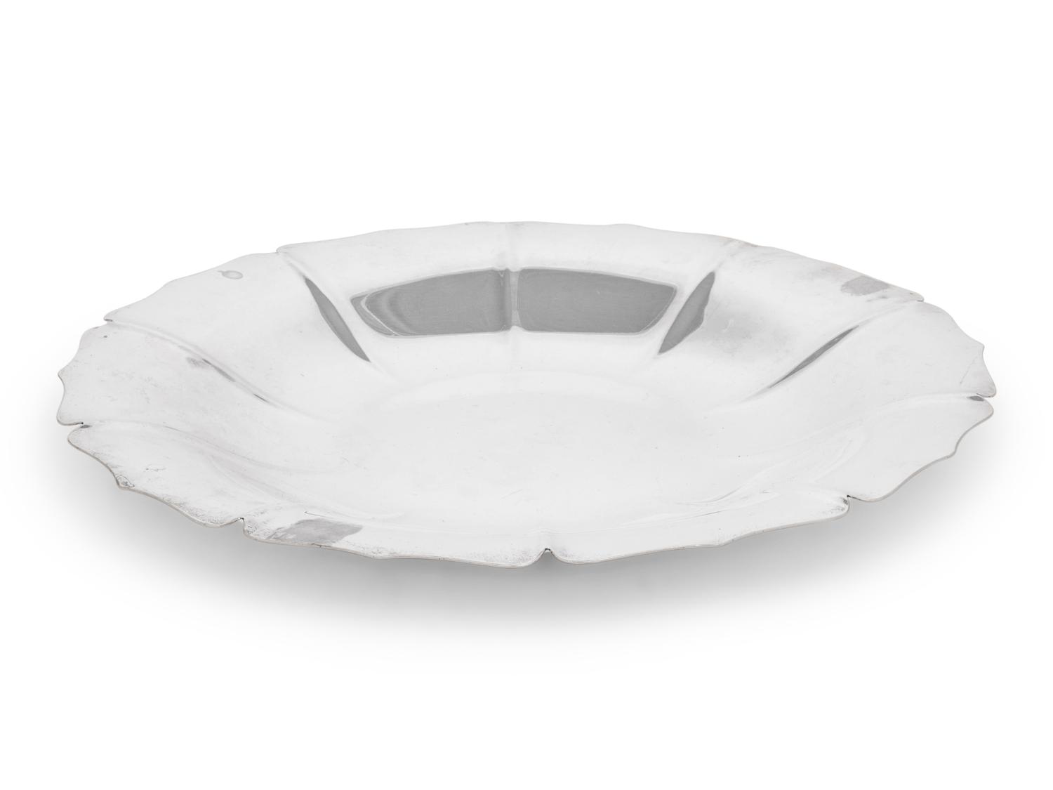 An American Silver Dish