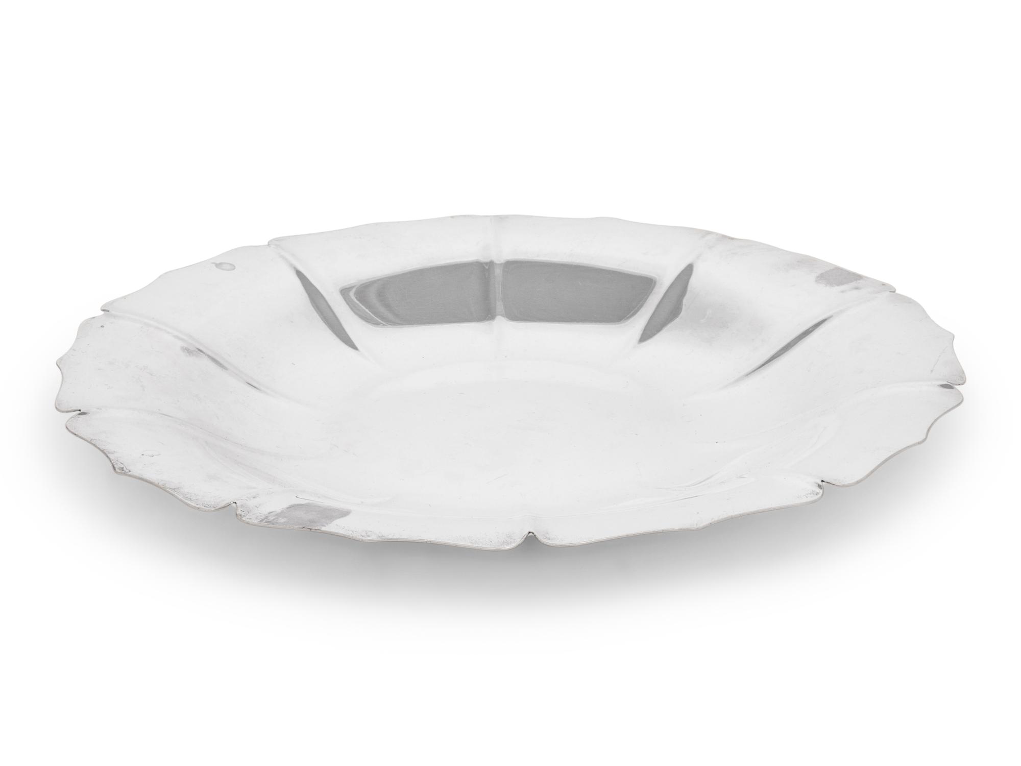 An American Silver Dish