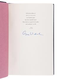 VIDAL, Gore (1925-2012). A group of 7 works by Vidal, MOST FIRST AND LIMITED EDITIONS, MANY SIGNED, comprising: