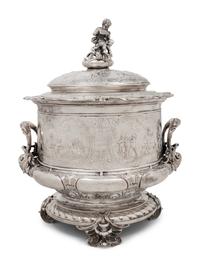 A German Silver-Plate Tureen