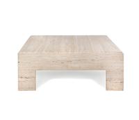 A Travertine Marble Cocktail Table