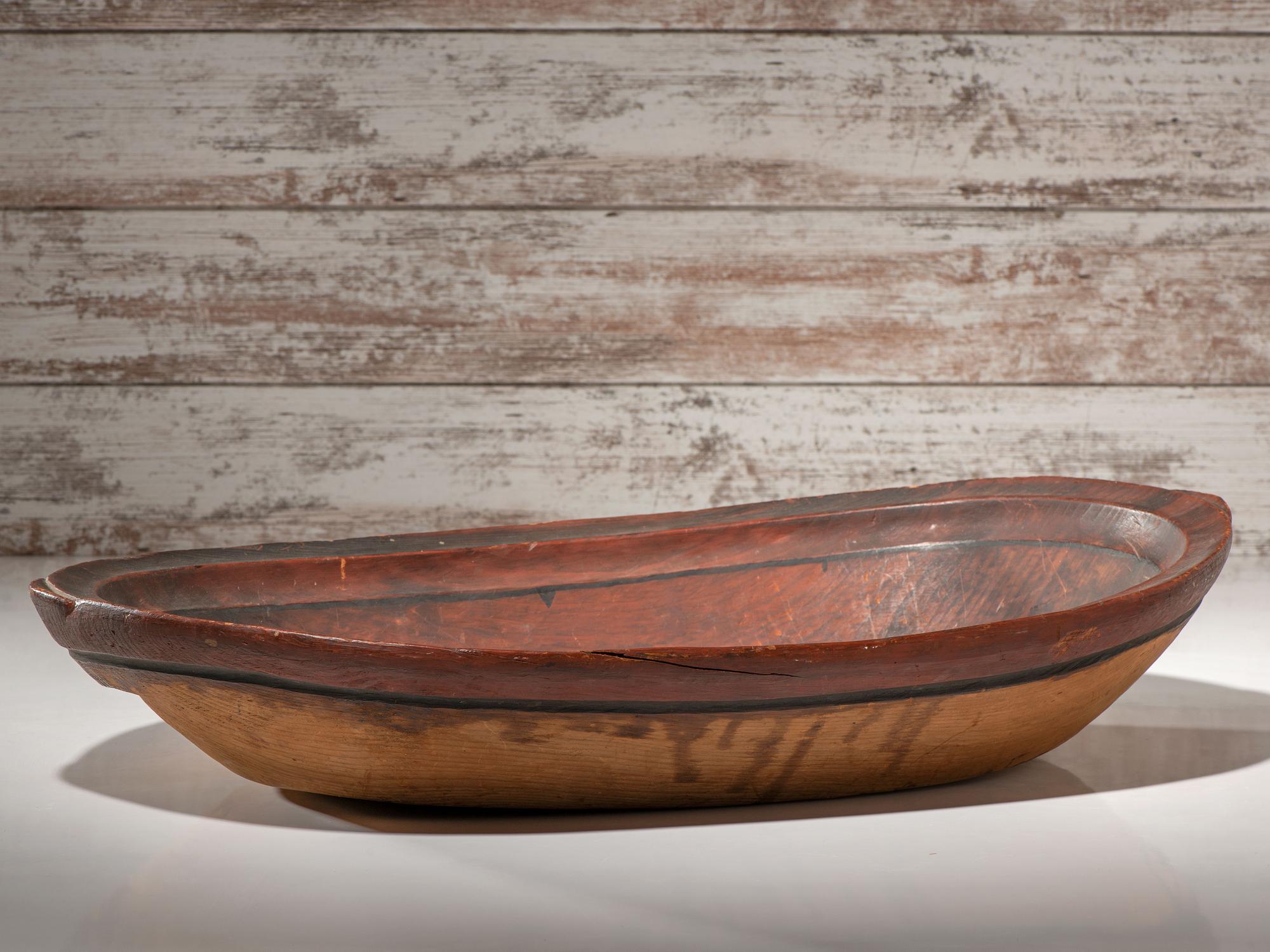 Yup'ik Painted Serving Bowl