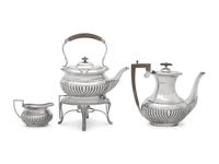 An English Silver Tea and Coffee Service