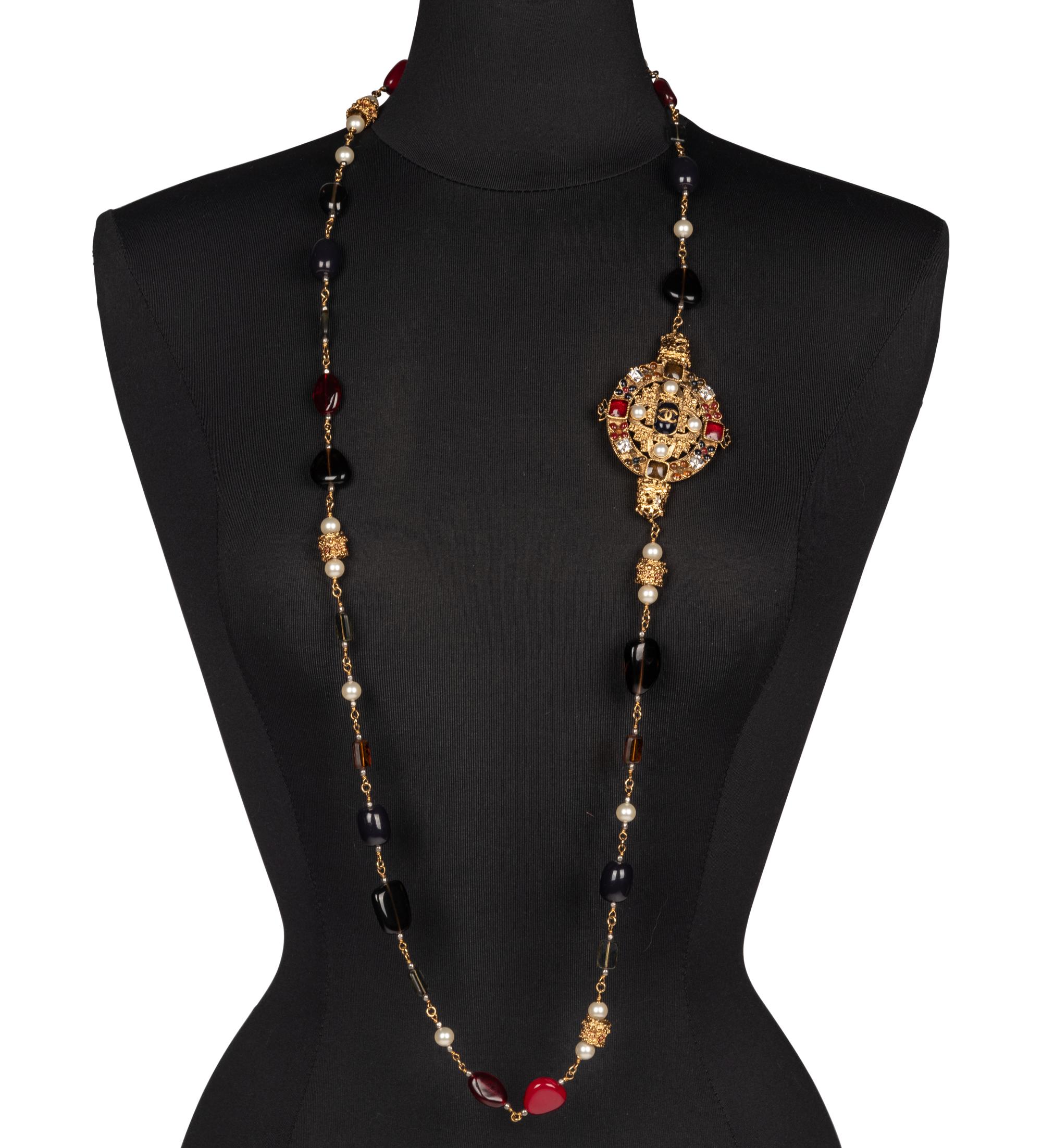 Chanel Gripoix Sautoir Necklace, 2011