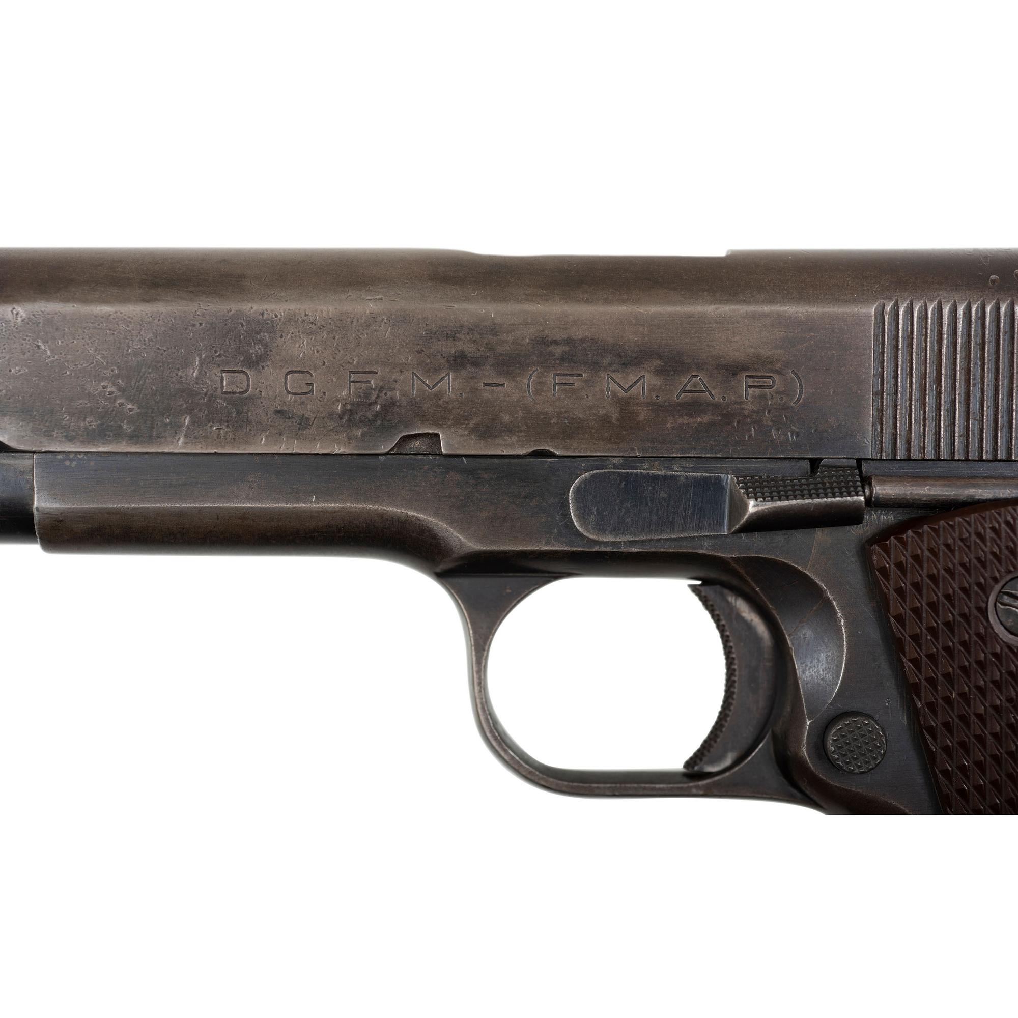 ** Argentine Model 1927 Pistol in Box, Police Issue Marked