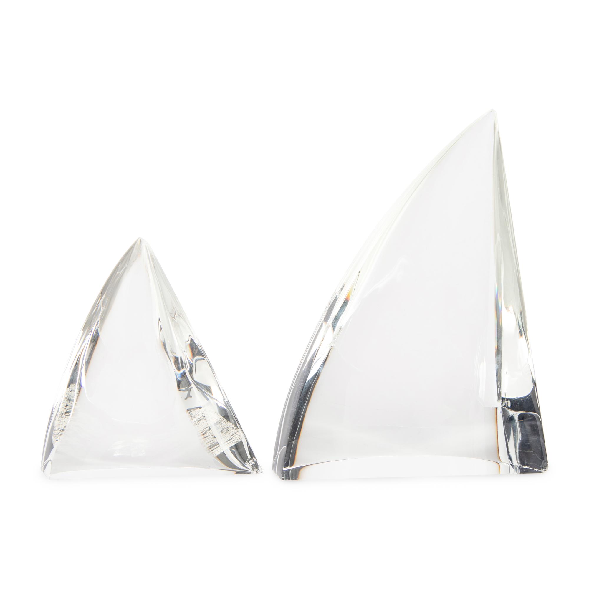A Steuben Glass Close to the Wind Sculpture