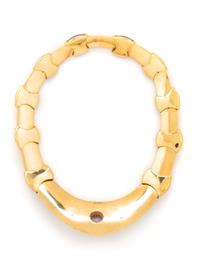 LEO DE VROOMEN, YELLOW GOLD, STAR RUBY, ENAMEL, AND DIAMOND NECKLACE