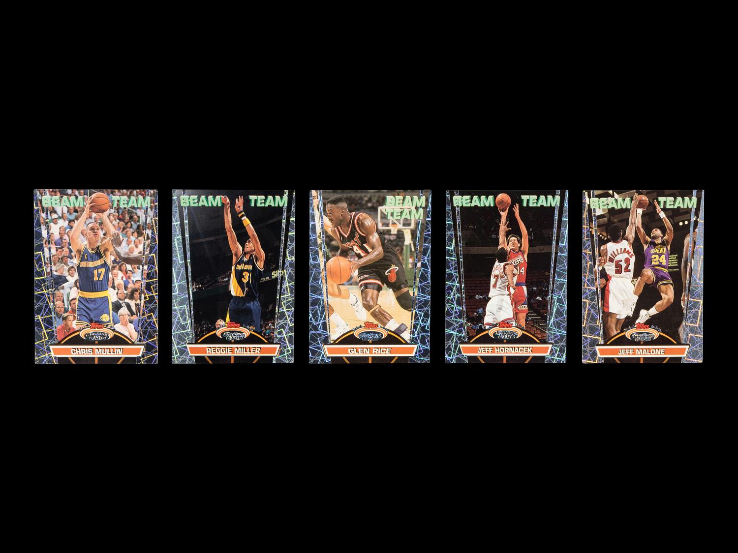 A Complete Set of 21 1992-93 Topps Beam Team Basketball Cards (Shaquille O'Neal Rookie),