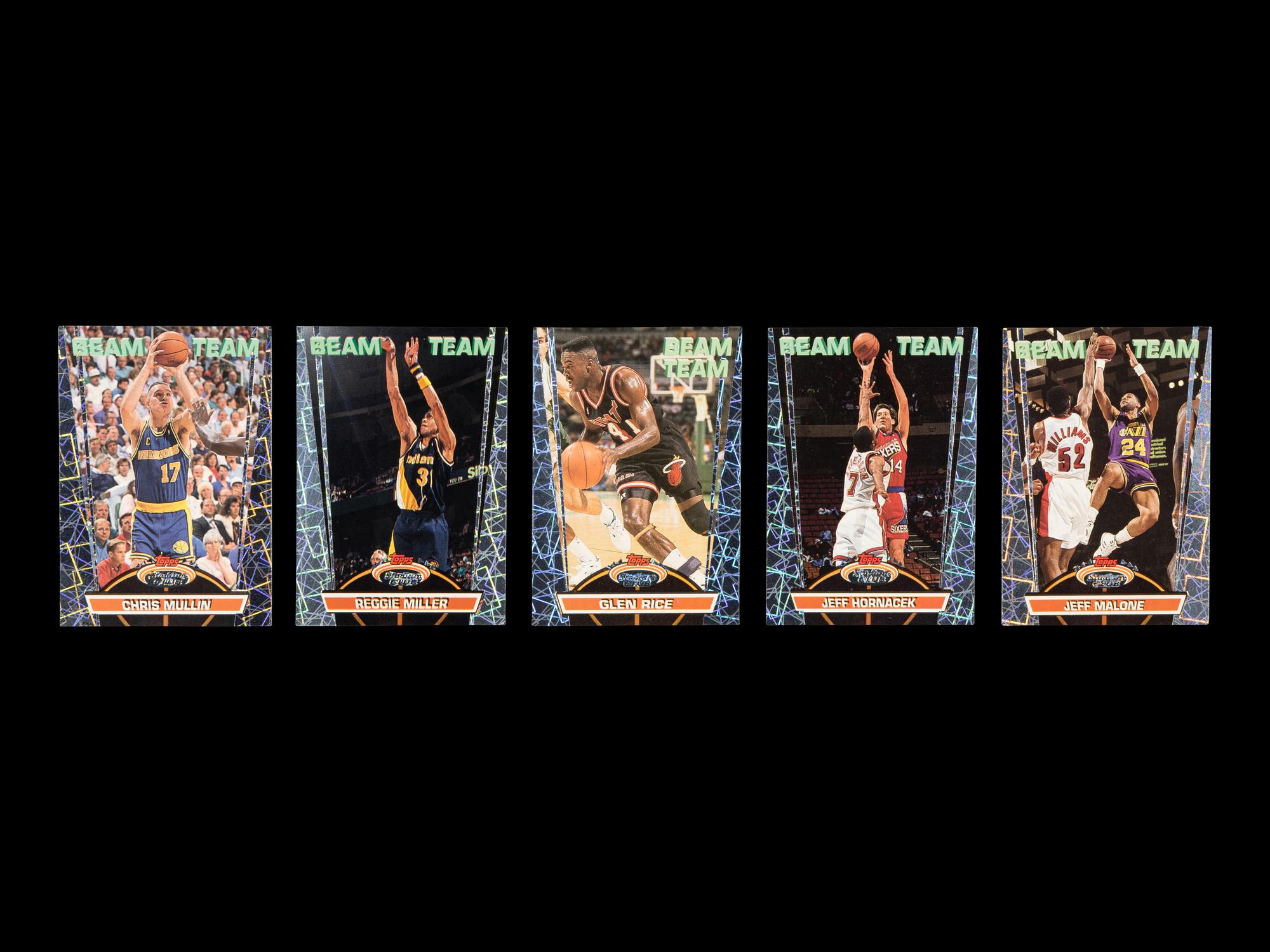 A Complete Set of 21 1992-93 Topps Beam Team Basketball Cards (Shaquille O'Neal Rookie),