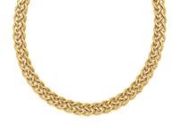 BUCCELLATI, YELLOW GOLD ‘CREPE DE CHINE’ NECKLACE