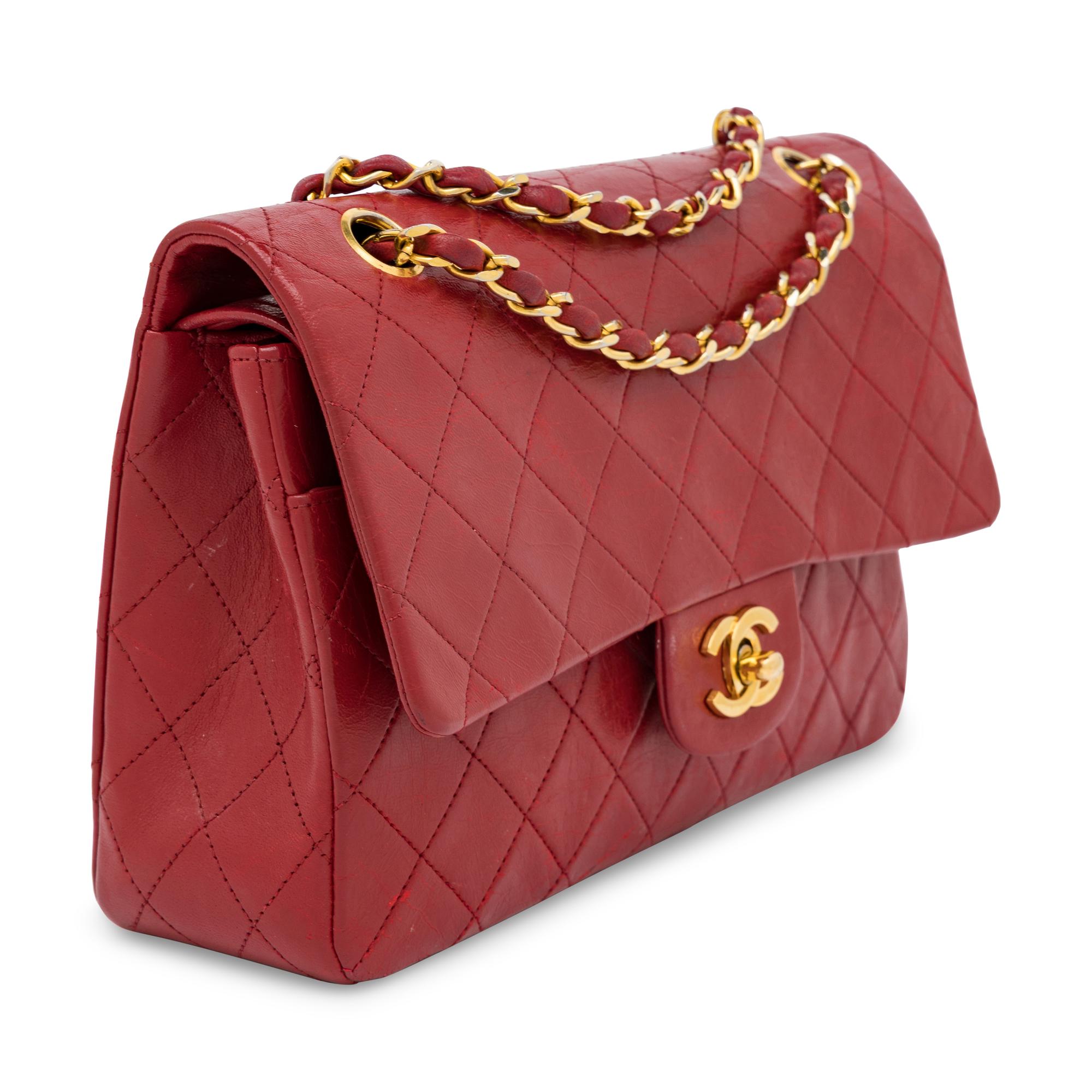 Chanel, Red Small Classic Double Flap Bag