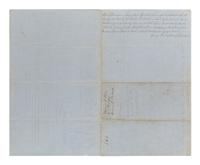 LINCOLN, Abraham (1809-1865). A small archive of 9 manuscript and partially printed documents relating to the Bullock Land Transaction, Springfield, Illinois, 1855-1859, comprising: