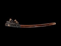 A Set of Sword Fittings and Scabbard for A Tachi