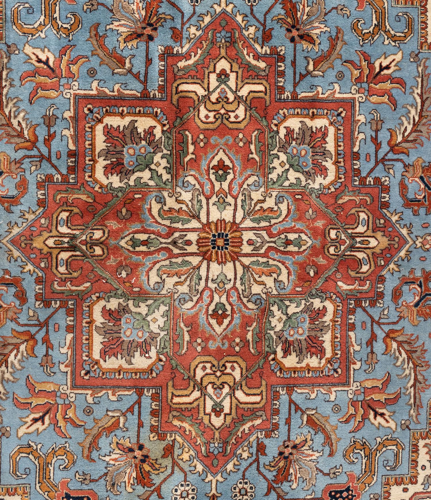 A Heriz Wool Rug