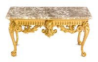 A Neoclassical Style Center Table Height 2 1/4 x width 4 3/8 x depth 2 1/2 inches.