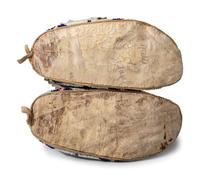 Northern Plains Child's Beaded Hide Moccasins