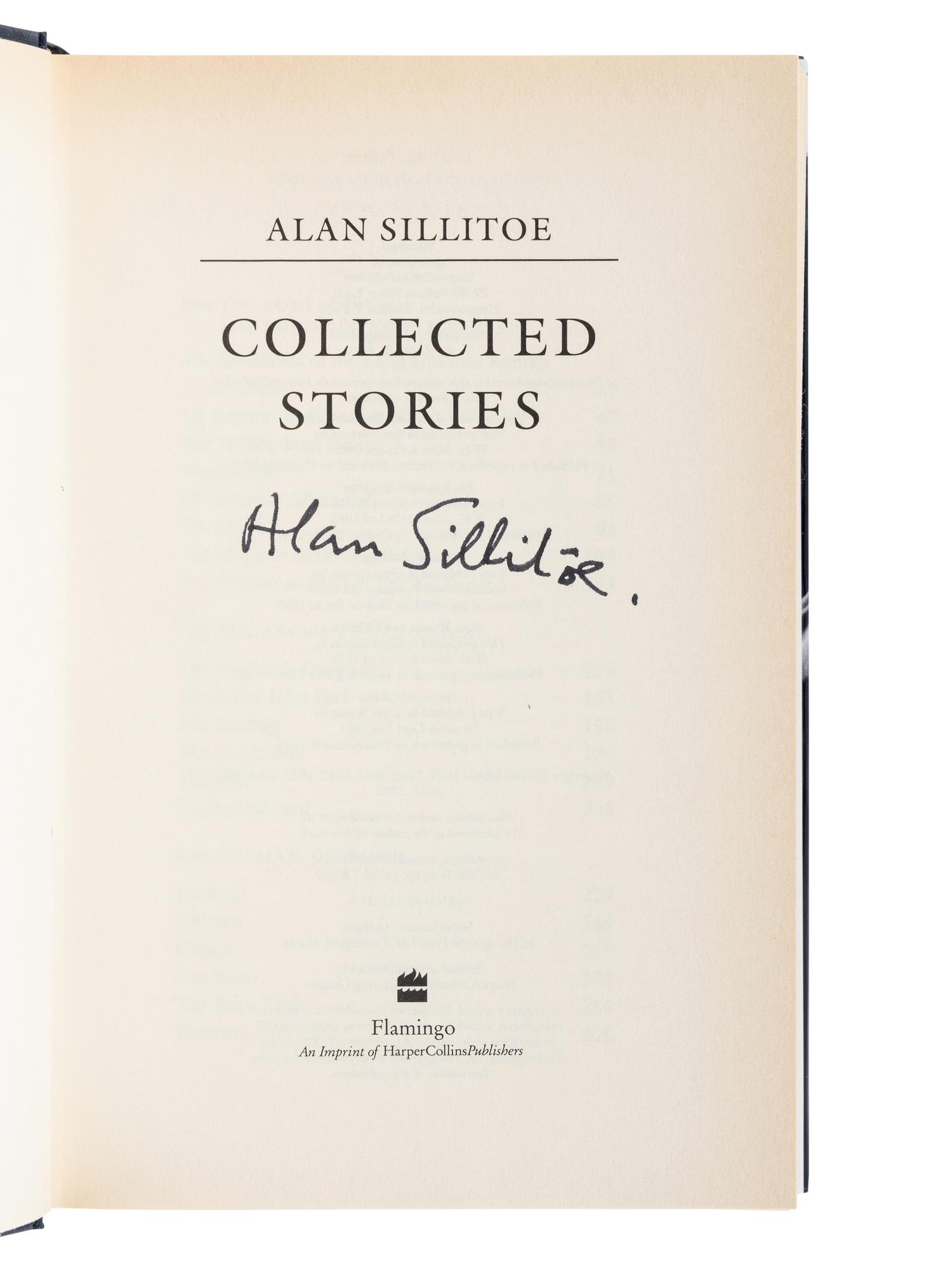 SILLITOE, Alan (1928-2010). A group of 4 FIRST EDITIONS, many SIGNED, comprising: