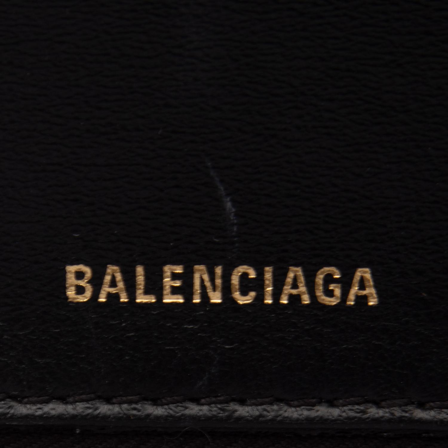 BALENCIAGA, LEOPARD-PRINT HOURGLASS BAG
