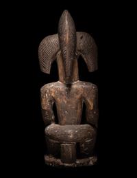 Two Punu Wood Figures