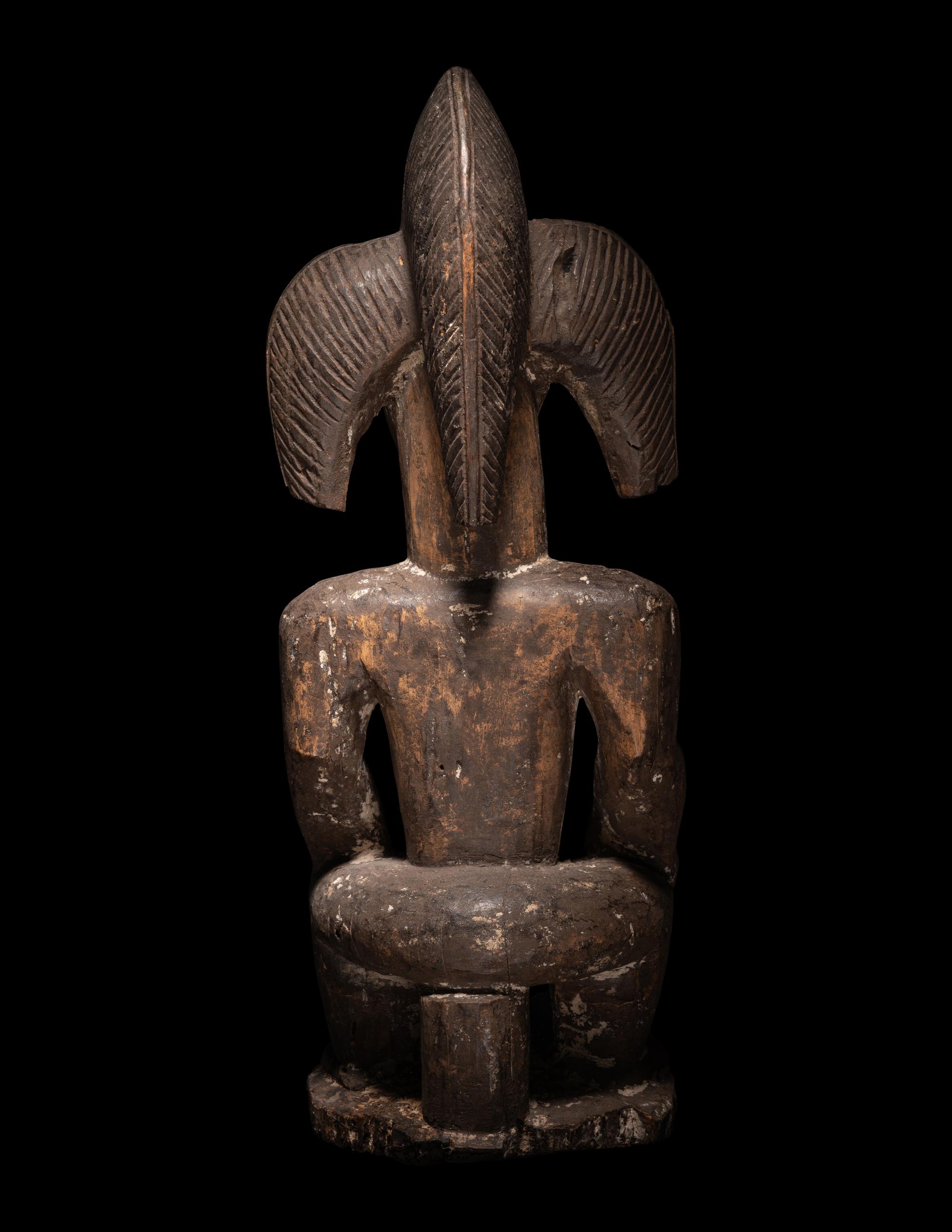 Two Punu Wood Figures