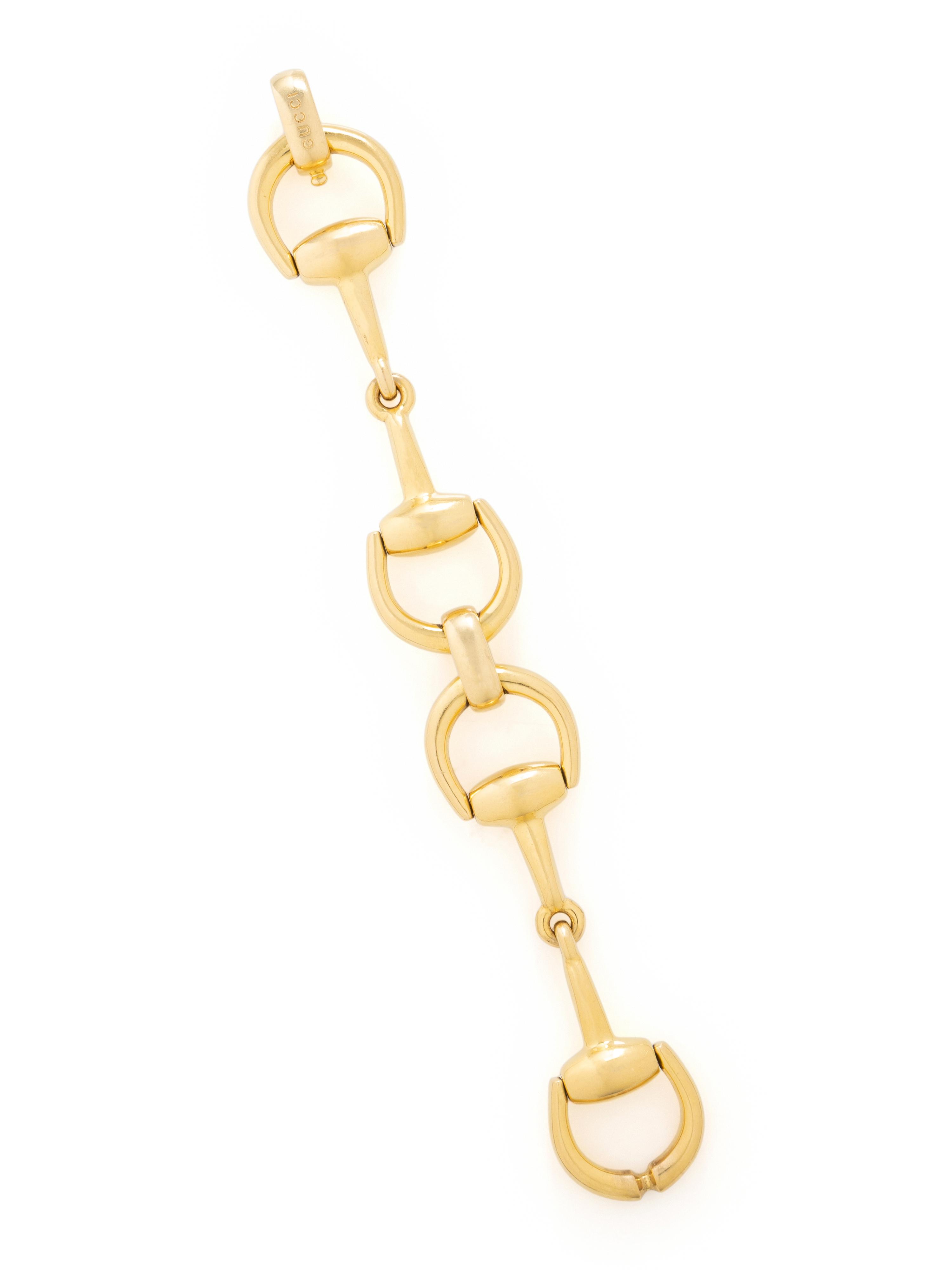 GUCCI, YELLOW GOLD BRACELET