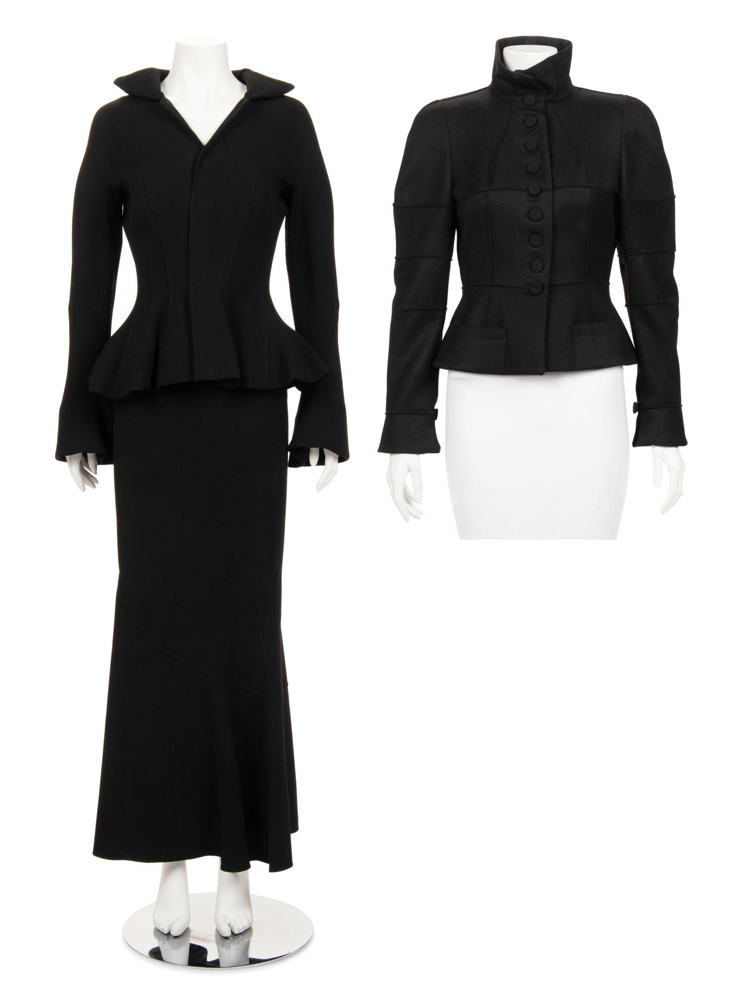 Three Designer Pieces: One Fendi Jacket and One Two-Piece Yohji Yamamoto Skirt Suit, 2000-10s