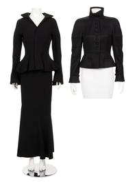 Three Designer Pieces: One Fendi Jacket and One Two-Piece Yohji Yamamoto Skirt Suit, 2000-10s