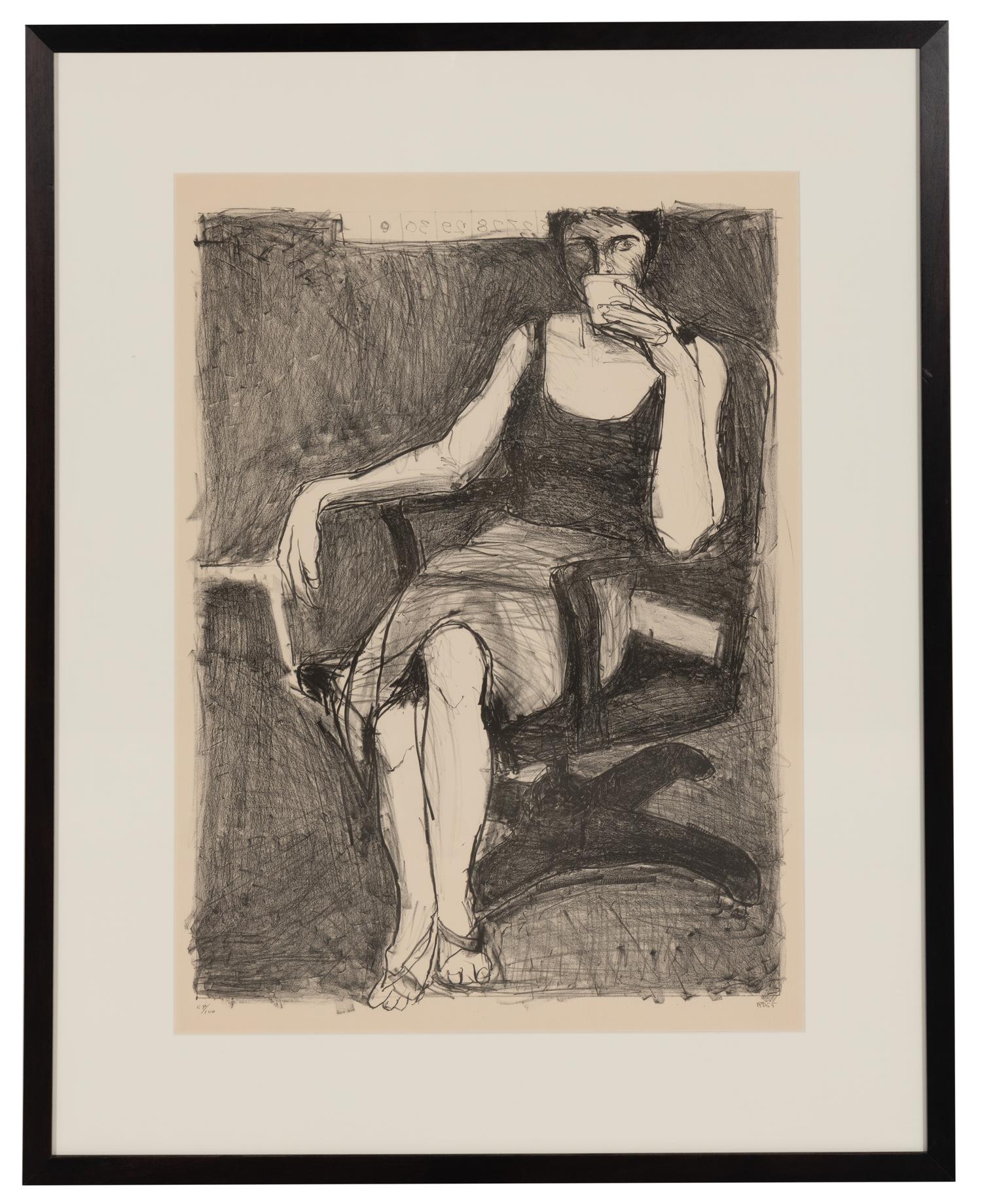 Seated Woman Drinking from a Cup , 1965