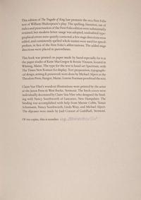 [Literature] Shakespeare, William: The Tragedie of King Lear