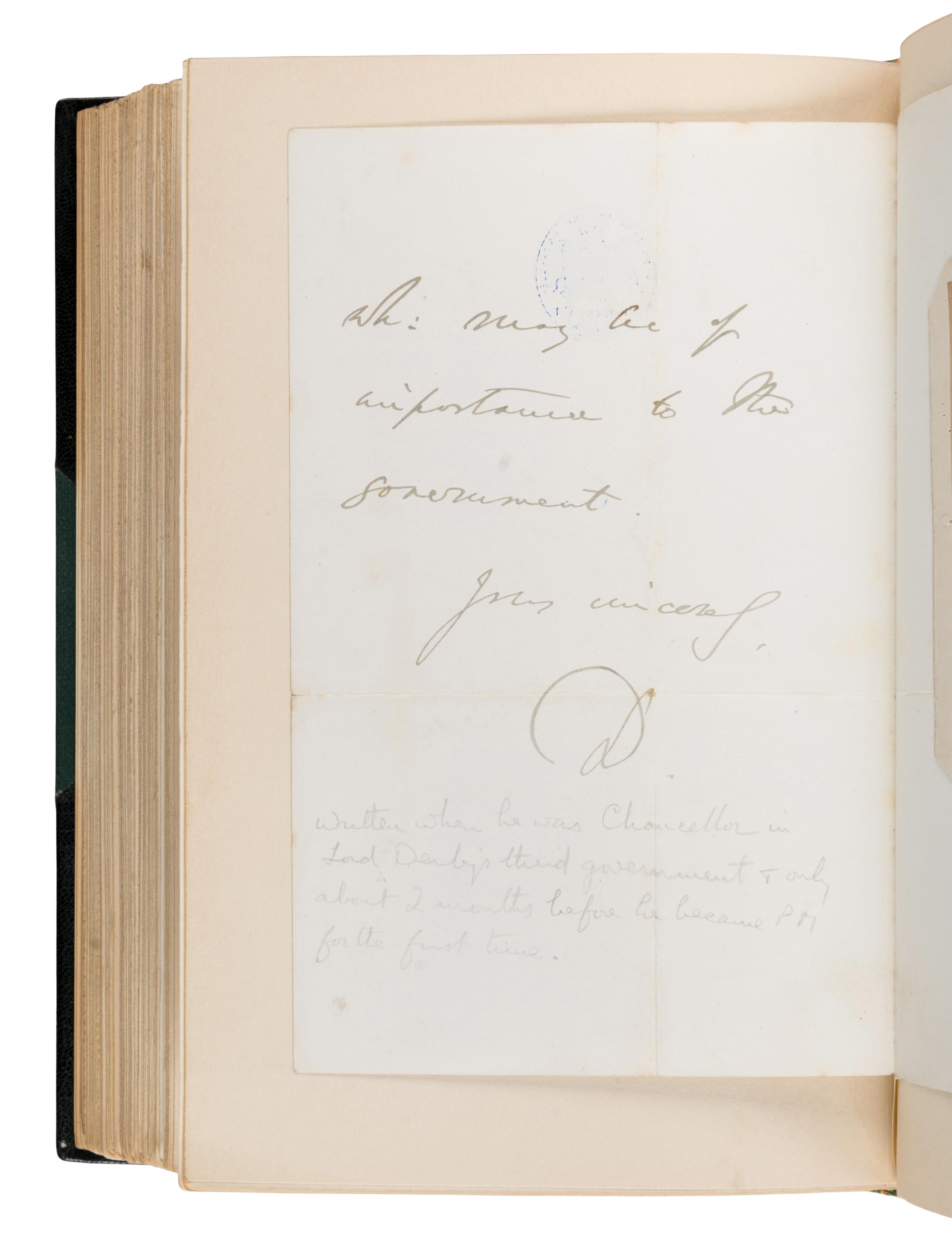 [Binding]. [Disraeli, Benjamin (1804-1881)]. -- Maurois, Andre (1885-1967)]. Disraeli A Picture of the Victorian Age . New York: Appleton and Company, 1931.