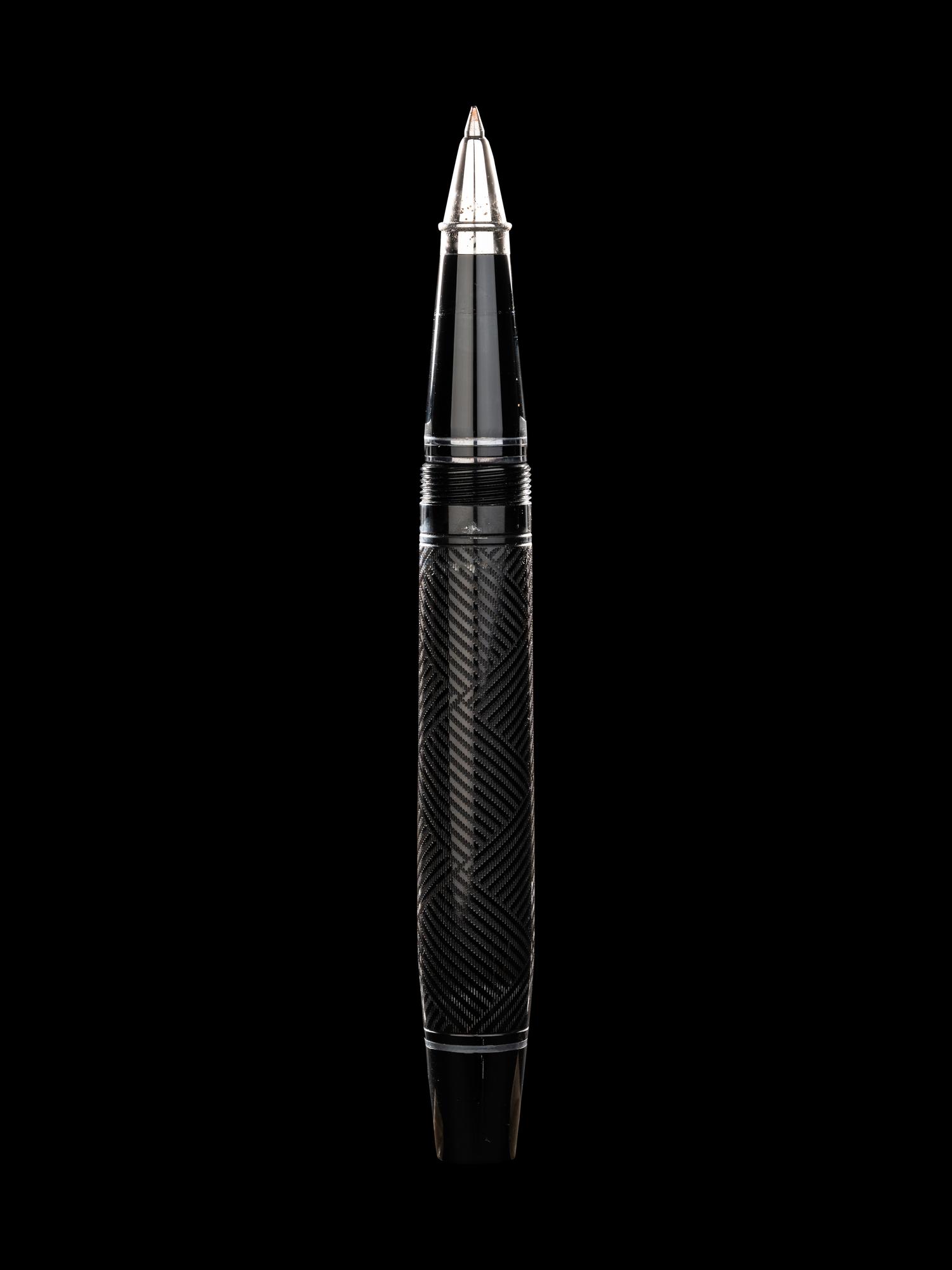 Conway Stewart: Churchill-Ebonite and Silver Trim Limited Edition Rollerball Pen