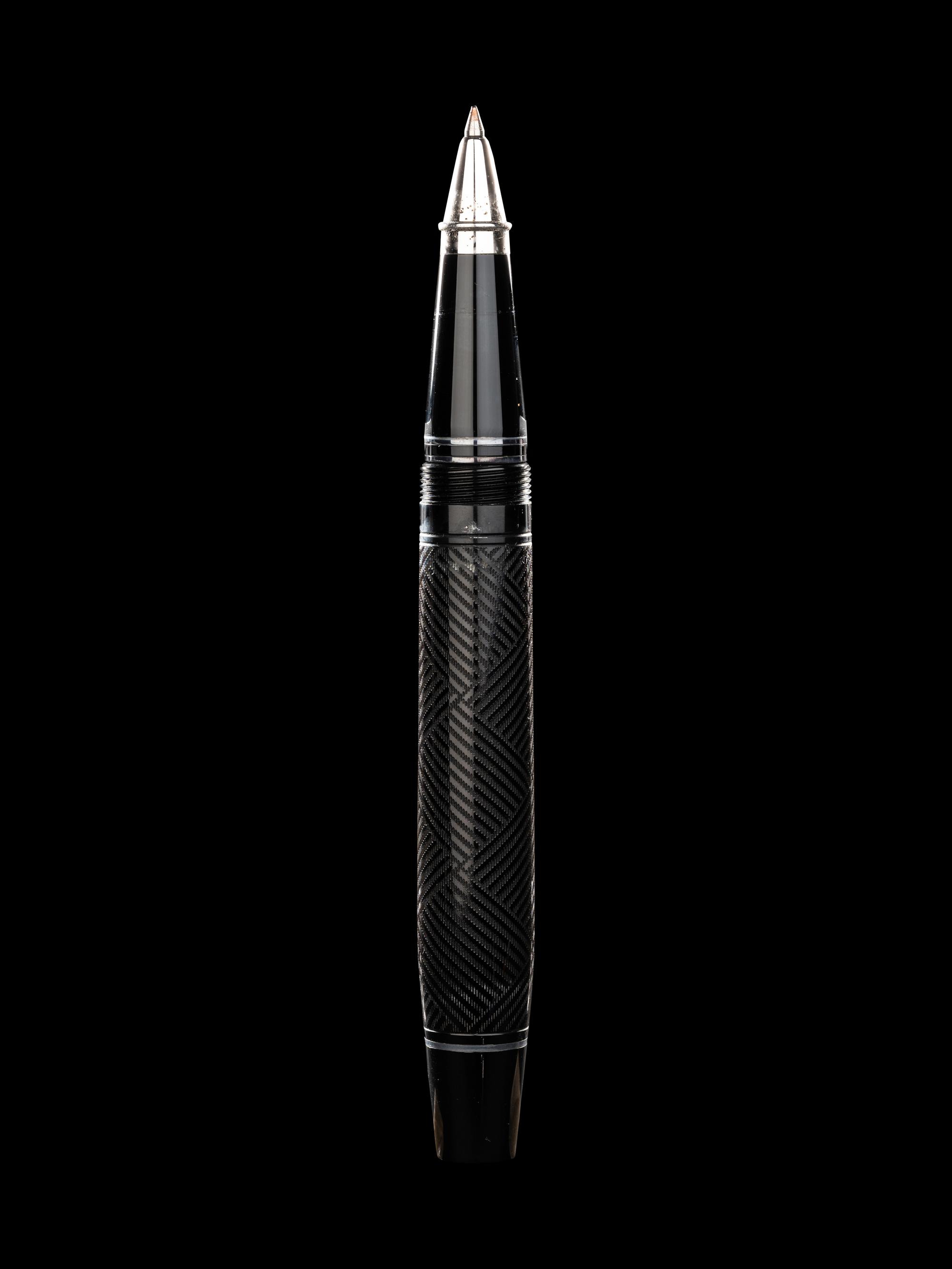 Conway Stewart: Churchill-Ebonite and Silver Trim Limited Edition Rollerball Pen