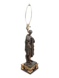 A Grand Tour Bronze Figure Mounted as a Lamp