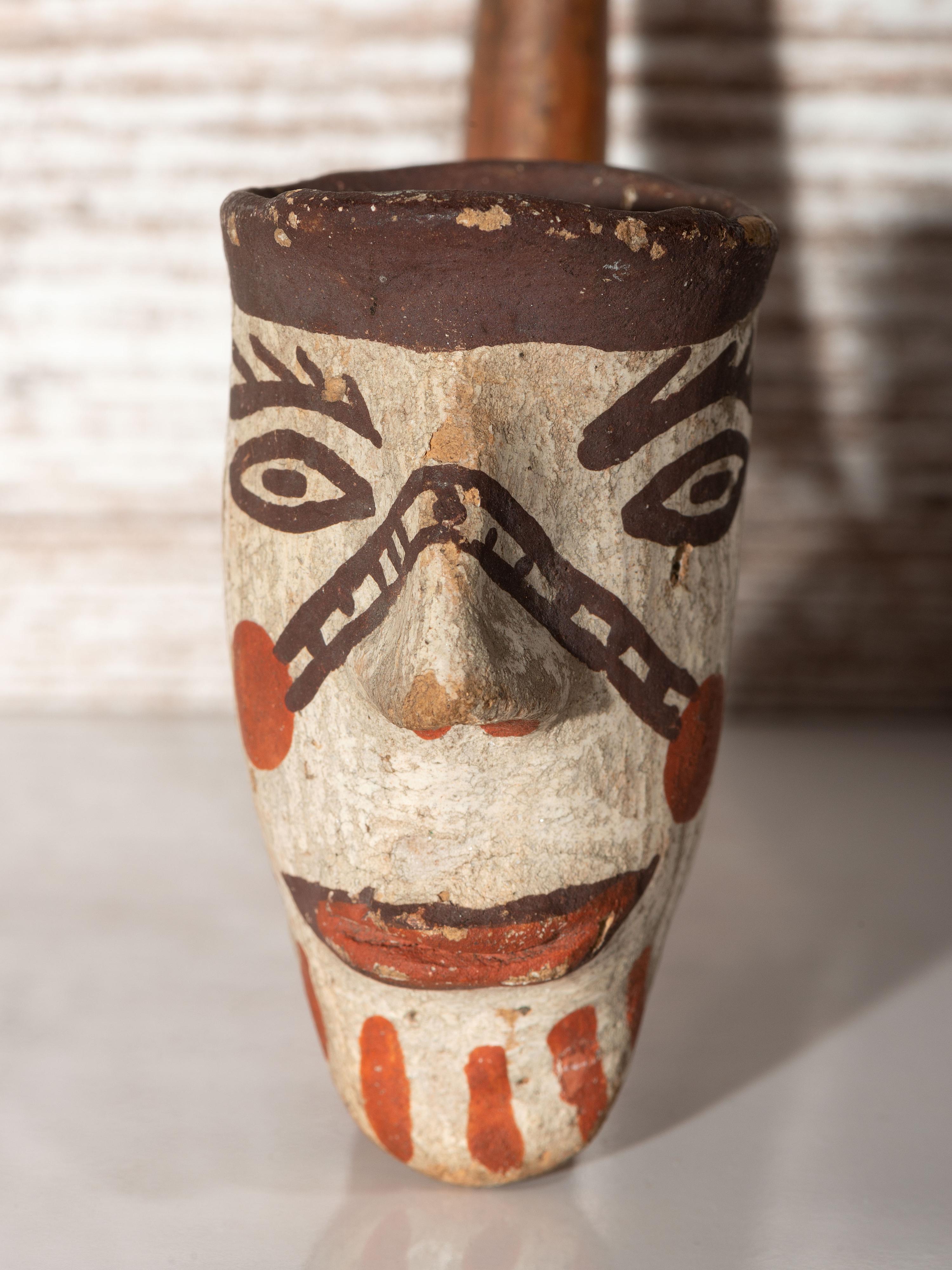 Collection of Pueblo Pottery Pipes