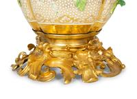 A Large French Gilt Bronze Mounted Porcelain Vase