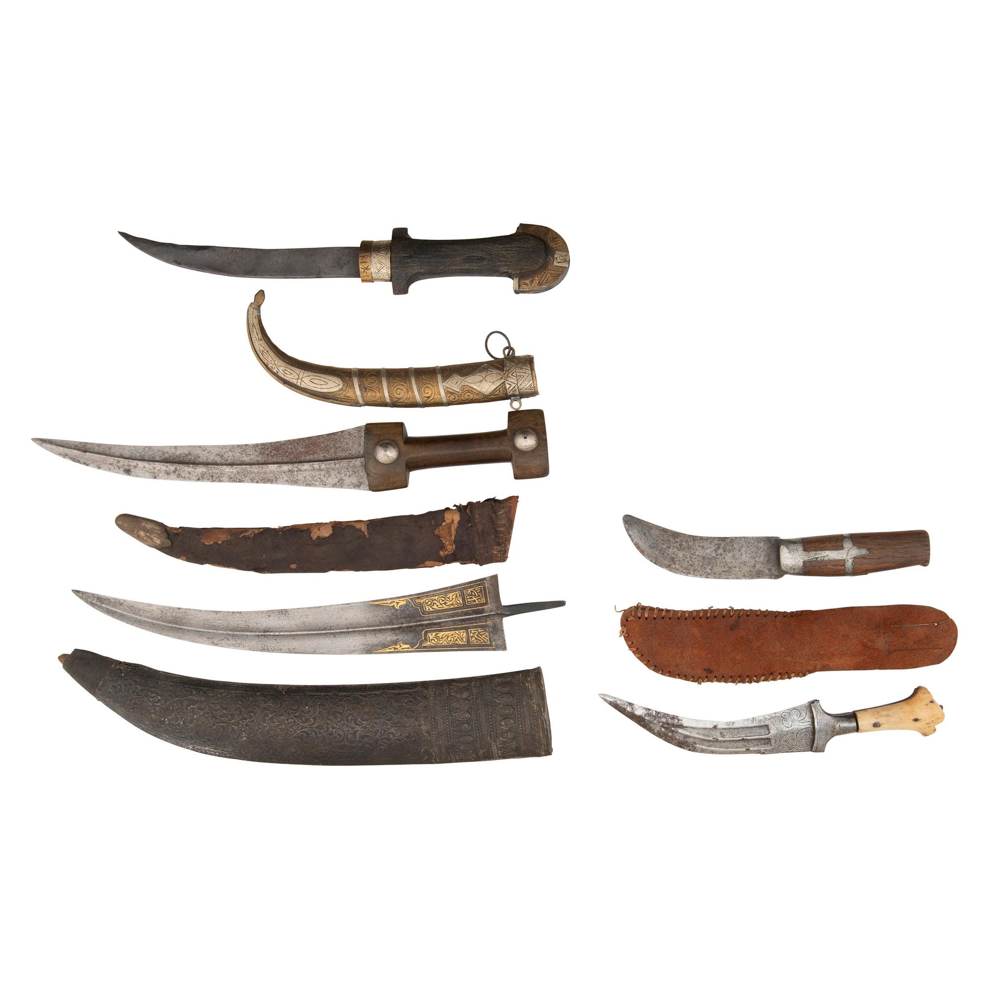 Lot of 5 Jambiya Daggers