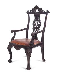 A Portuguese Walnut Armchair