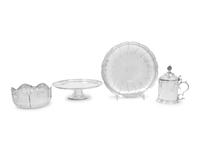 A Group of Four Irish Silver Table Articles