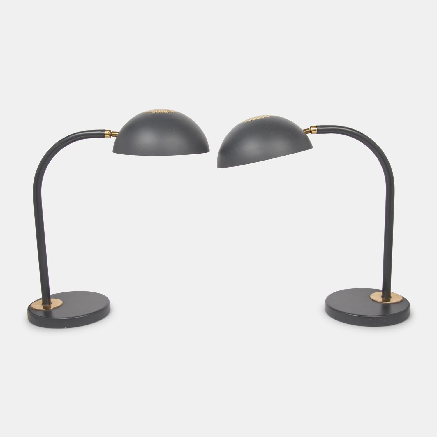 Pair of Adjustable Table Lamps, c. 1970