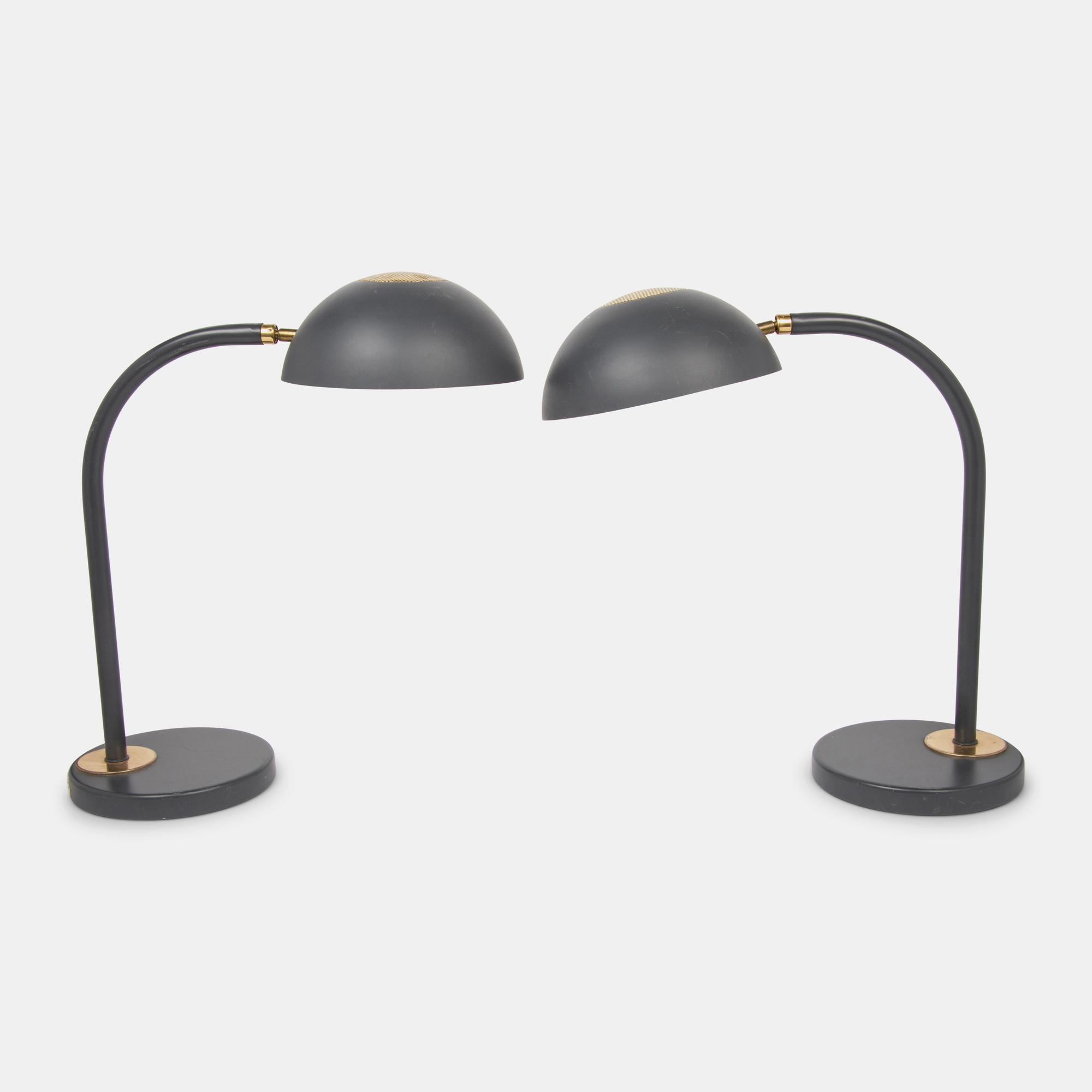Pair of Adjustable Table Lamps, c. 1970