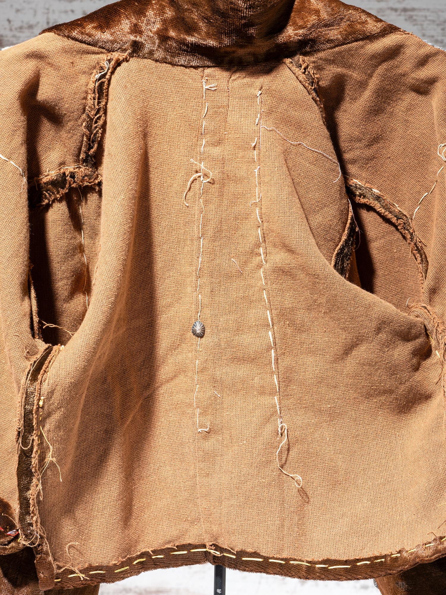 Navajo Child's Velveteen Blouse, with Silver Buttons