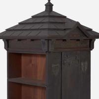 Seymour Easton (British, 1859-1916) "Tabard Inn Library" Revolving Bookcase, circa 1902