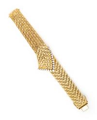 YELLOW GOLD AND DIAMOND BRACELET