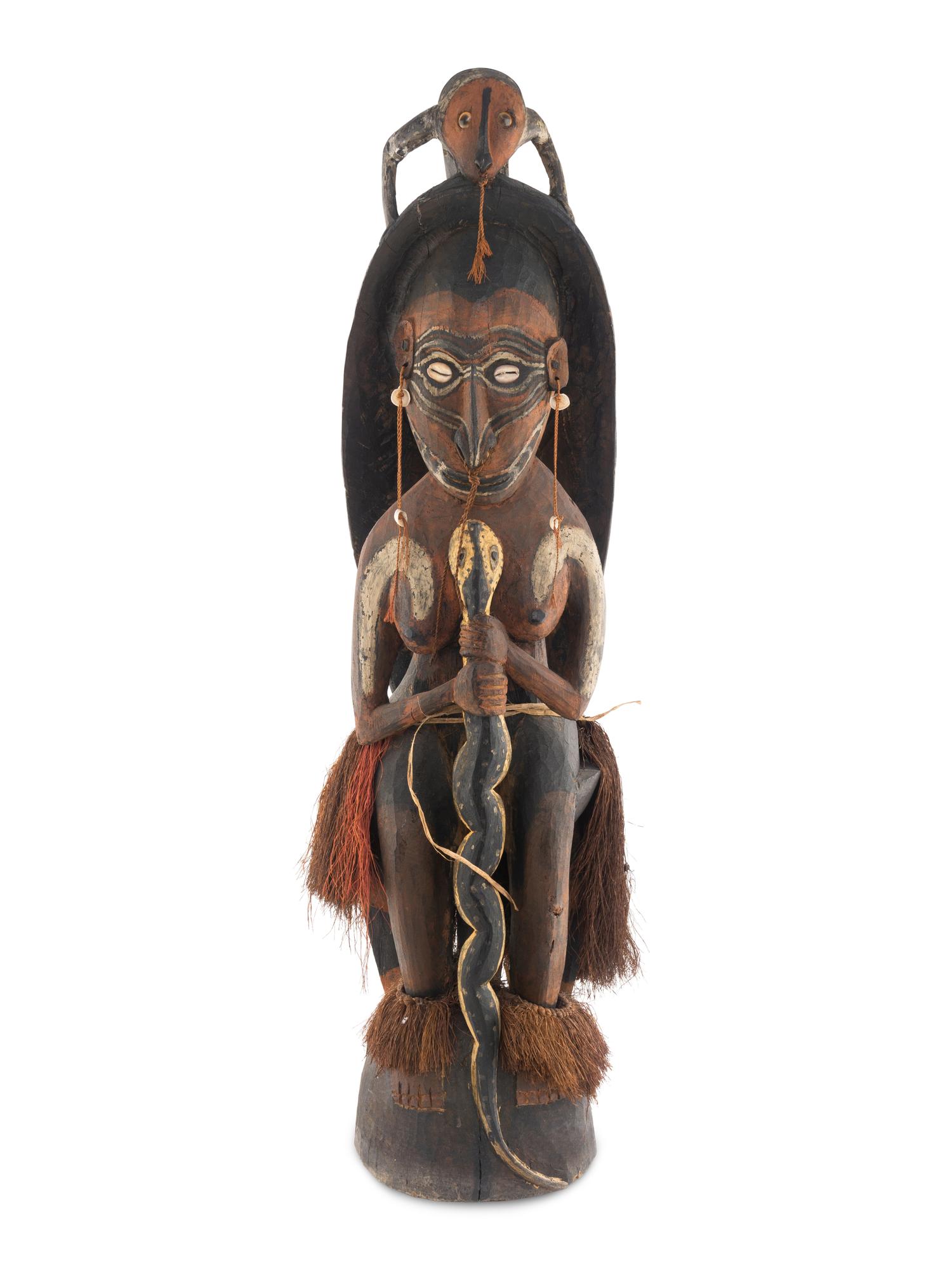 A New Guinea Marriage Ceremonial Statue