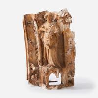 An Architectural Plaster Relief Fragment of an Angel