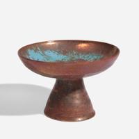 Beatrice Wood (American, 1893-1898) Footed Vessel, USA, circa 1960s